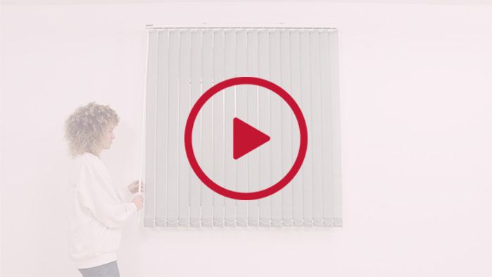 Cortinas verticais de cobertura de vídeo