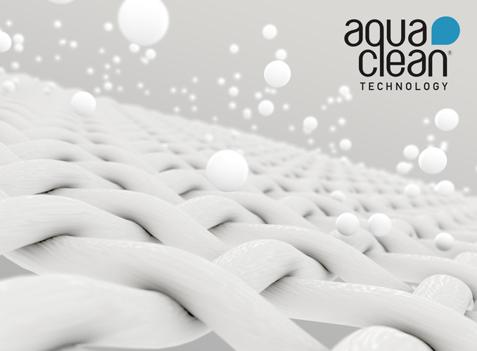 Tecnologia Acuaclean para as suas cortinas