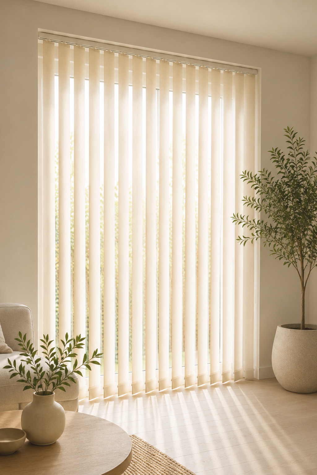 Cortinas verticais