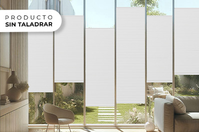 Cortinas Plissadas Estores para cortinas de vidro