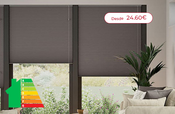 Cortinas plissadas com cordão